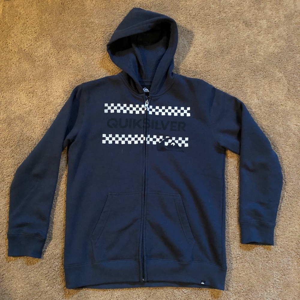 Quicksilver Zip Up Hoodie - Boys